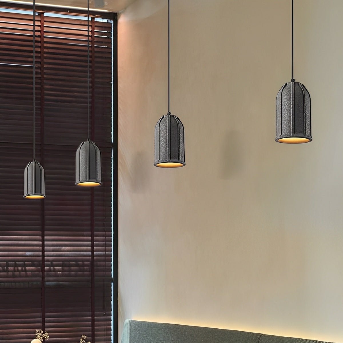 Lavisa - Modern Bell Concrete LED Pendant Light