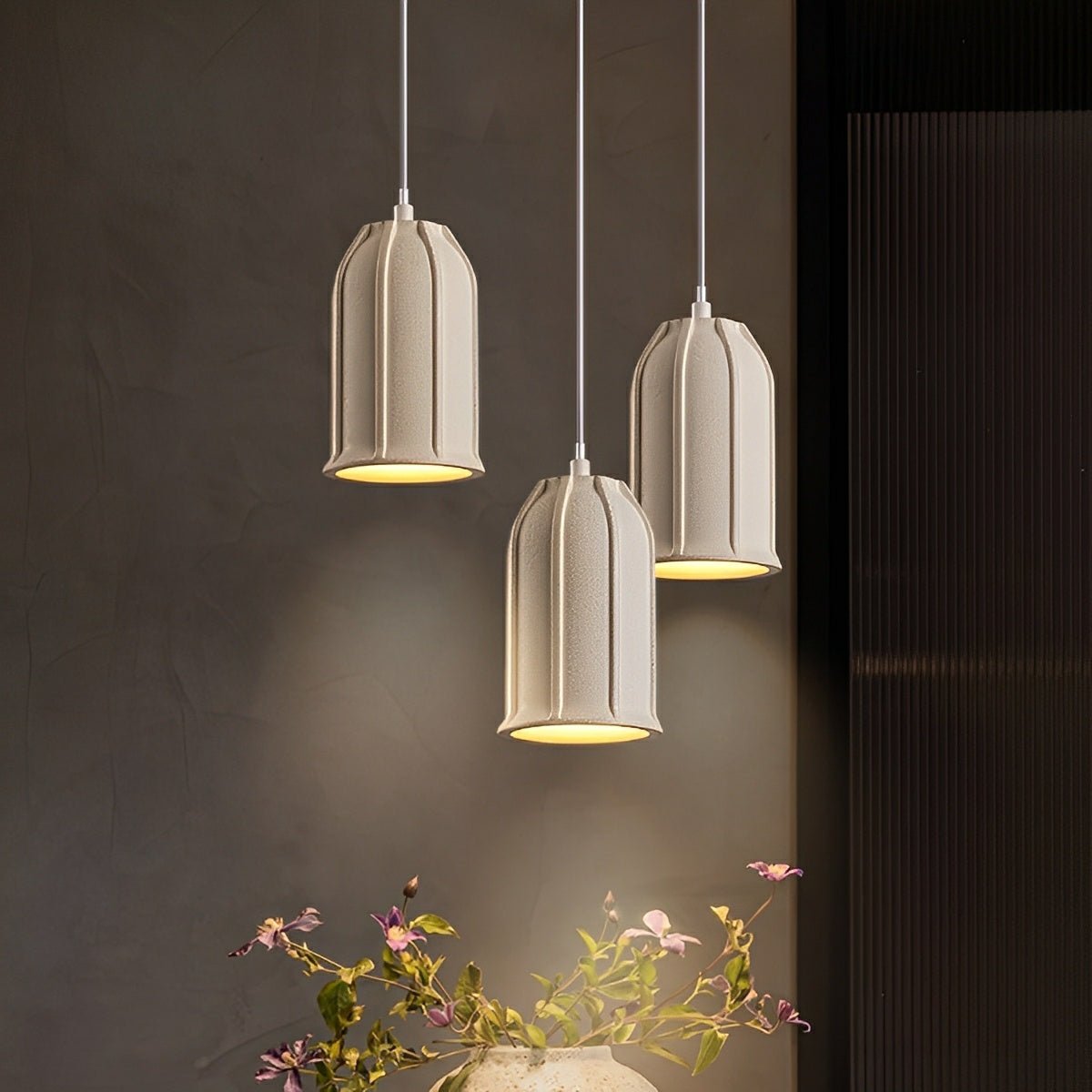 Lavisa - Modern Bell Concrete LED Pendant Light