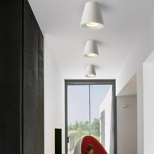 Lavisa - Modern Minimalist Cone Concrete LED Ceiling Light