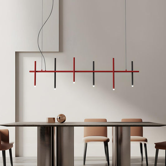 Lavisa - Modern Minimalist Fence Indoor LED Ambiance Pendant Light