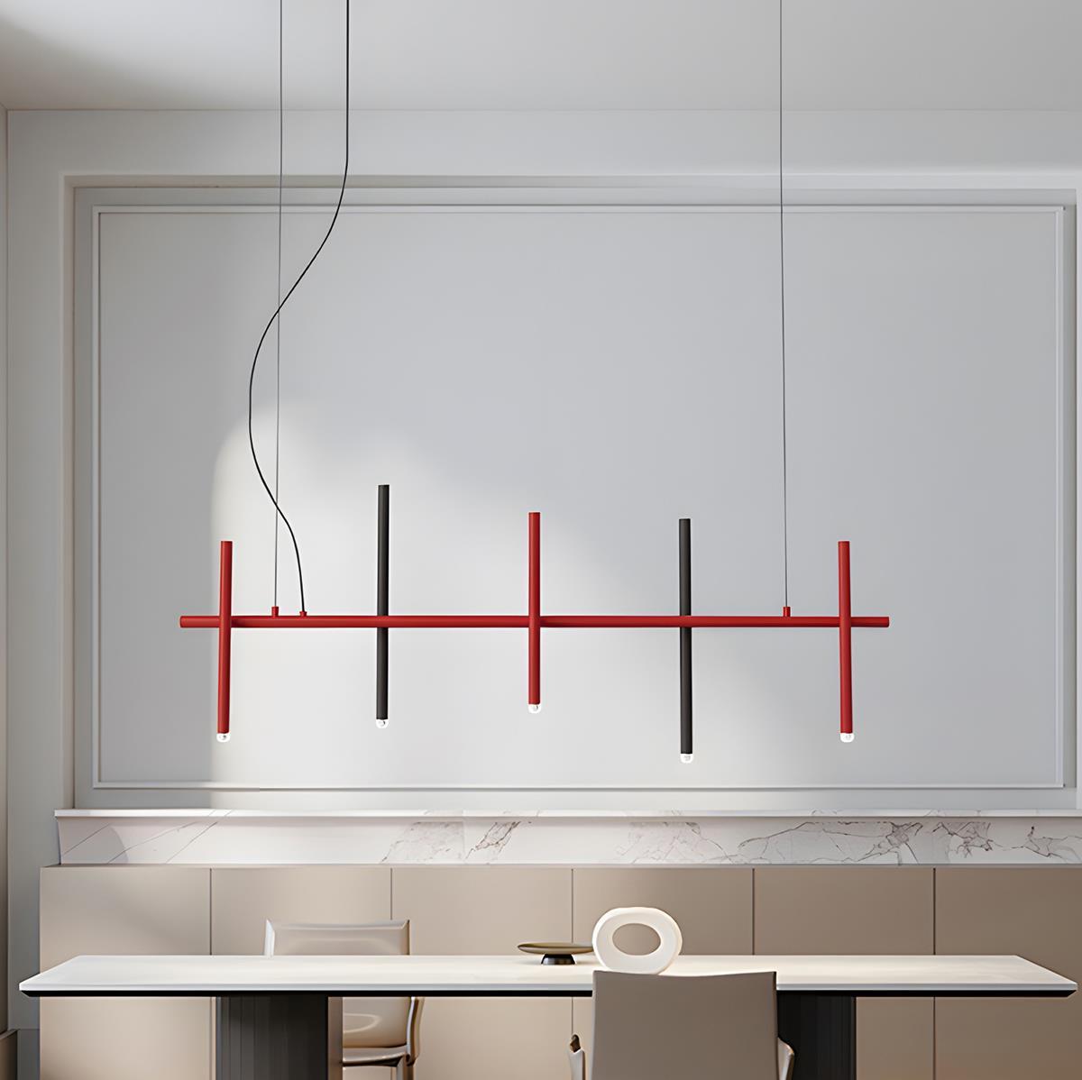 Lavisa - Modern Minimalist Fence Indoor LED Ambiance Pendant Light