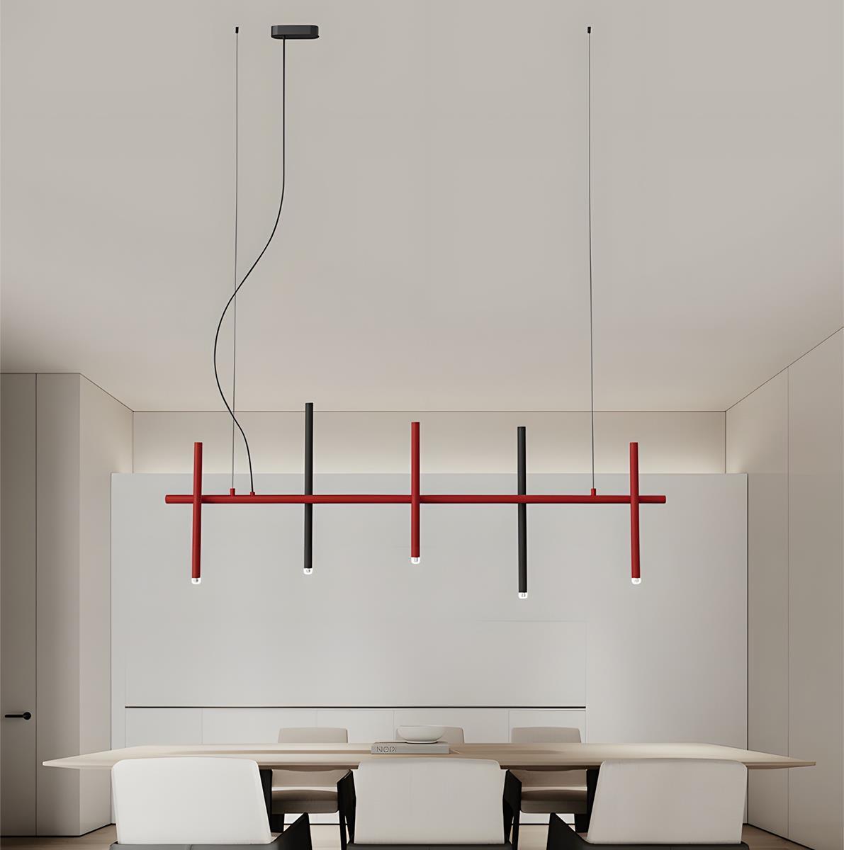 Lavisa - Modern Minimalist Fence Indoor LED Ambiance Pendant Light
