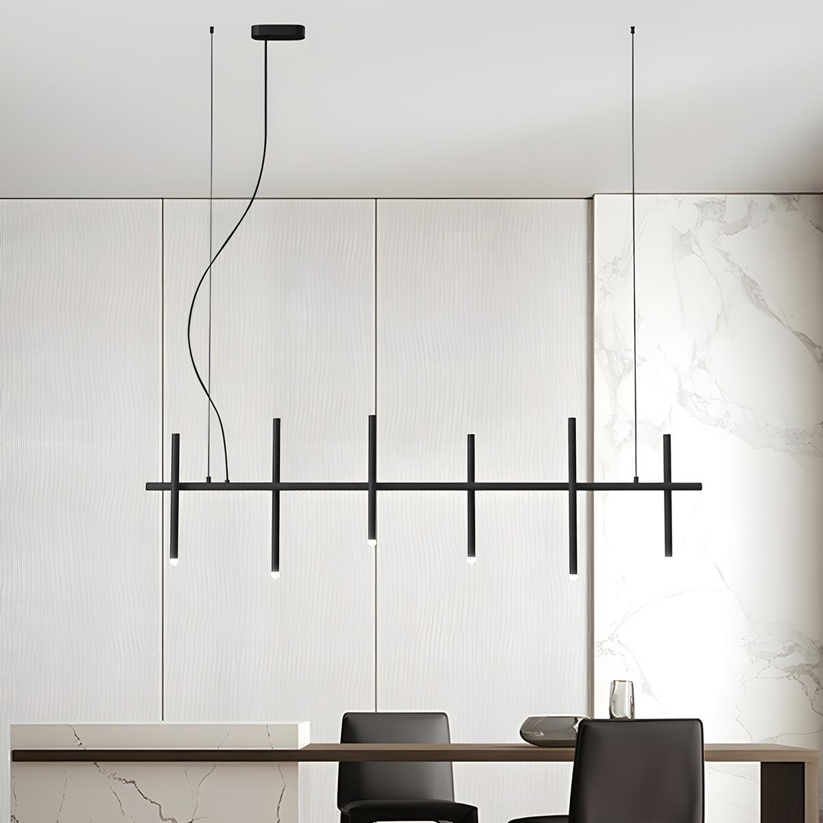 Lavisa - Modern Minimalist Fence Indoor LED Ambiance Pendant Light