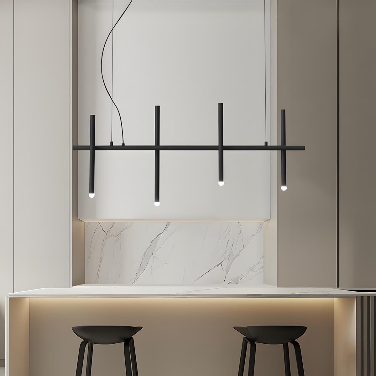 Lavisa - Modern Minimalist Fence Indoor LED Ambiance Pendant Light