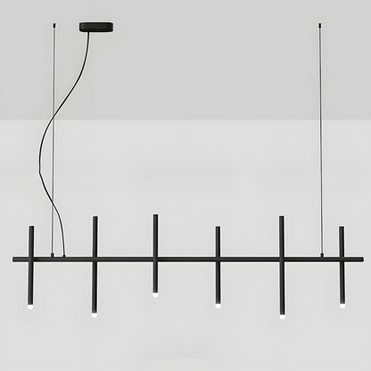 Lavisa - Modern Minimalist Fence Indoor LED Ambiance Pendant Light