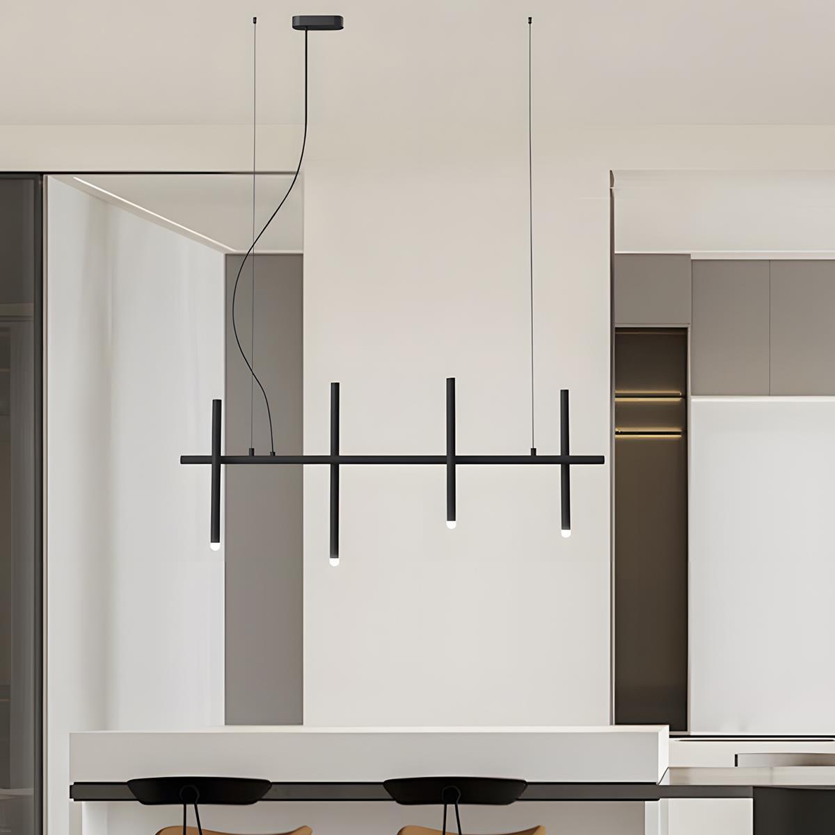 Lavisa - Modern Minimalist Fence Indoor LED Ambiance Pendant Light