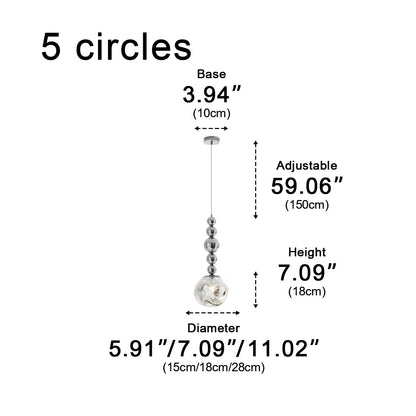 Lavisa - Crystal Globe Lava LED Pendant Light
