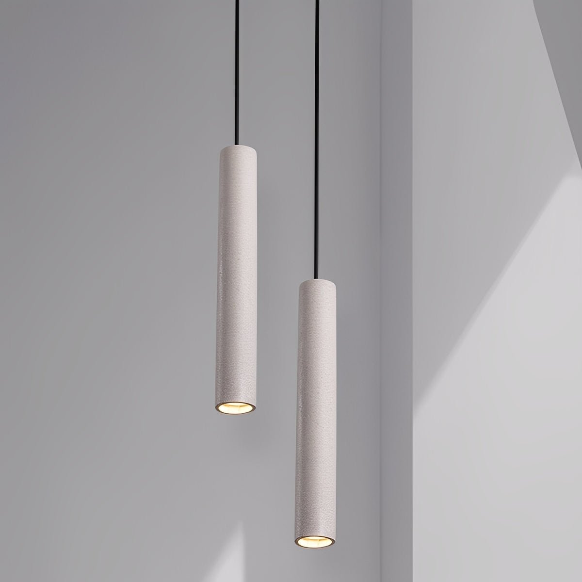 Lavisa - Modern Cylinder Concrete LED Pendant Light