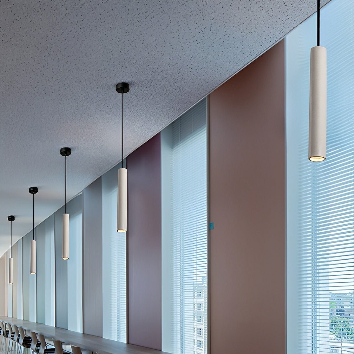 Lavisa - Modern Cylinder Concrete LED Pendant Light