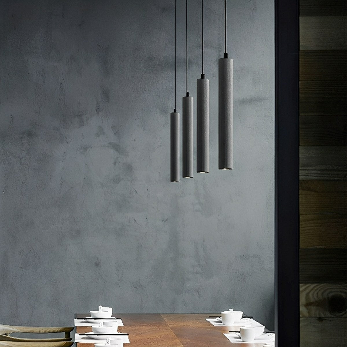 Lavisa - Modern Cylinder Concrete LED Pendant Light