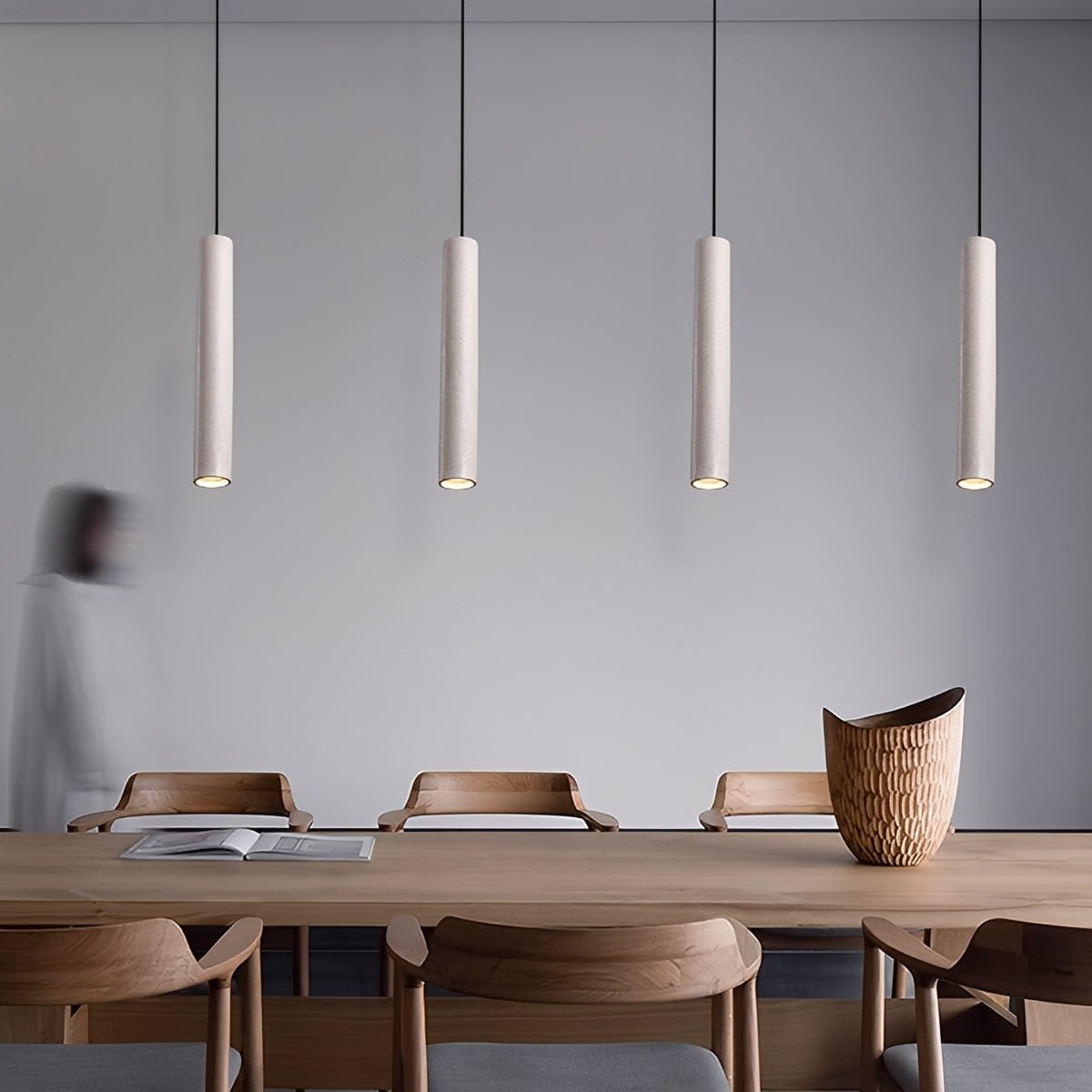 Lavisa - Modern Cylinder Concrete LED Pendant Light