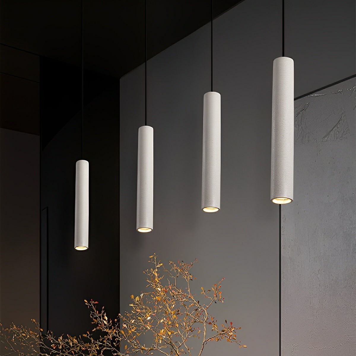 Lavisa - Modern Cylinder Concrete LED Pendant Light