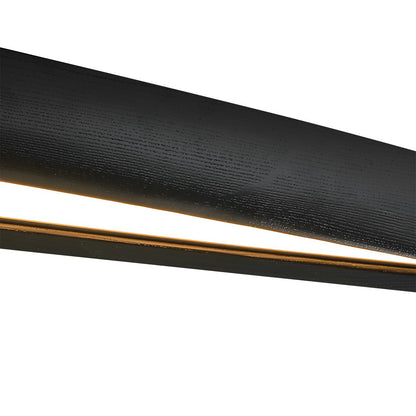 Lavisa - Modern Diamond Wood LED Strip Ceiling Light
