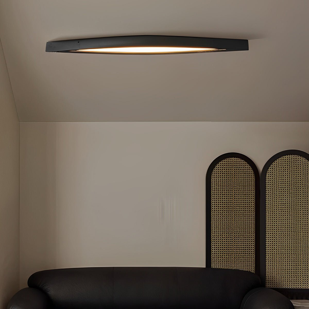 Lavisa - Modern Diamond Wood LED Strip Ceiling Light