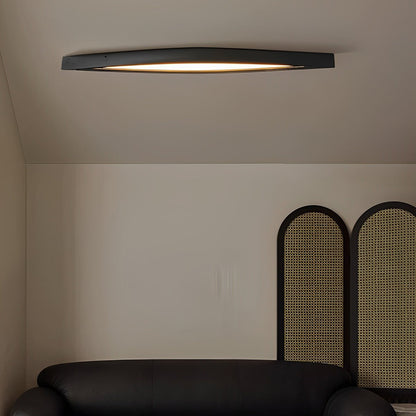 Lavisa - Modern Diamond Wood LED Strip Ceiling Light