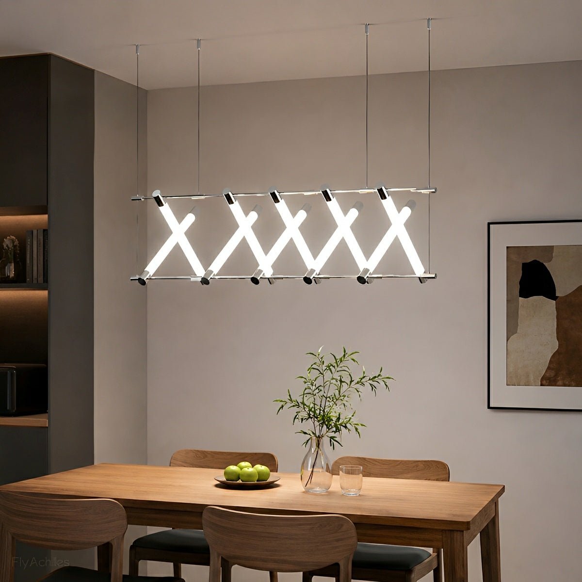 Lavisa - Modern Minimalist Fishbone Light Combination Bar Chandelier