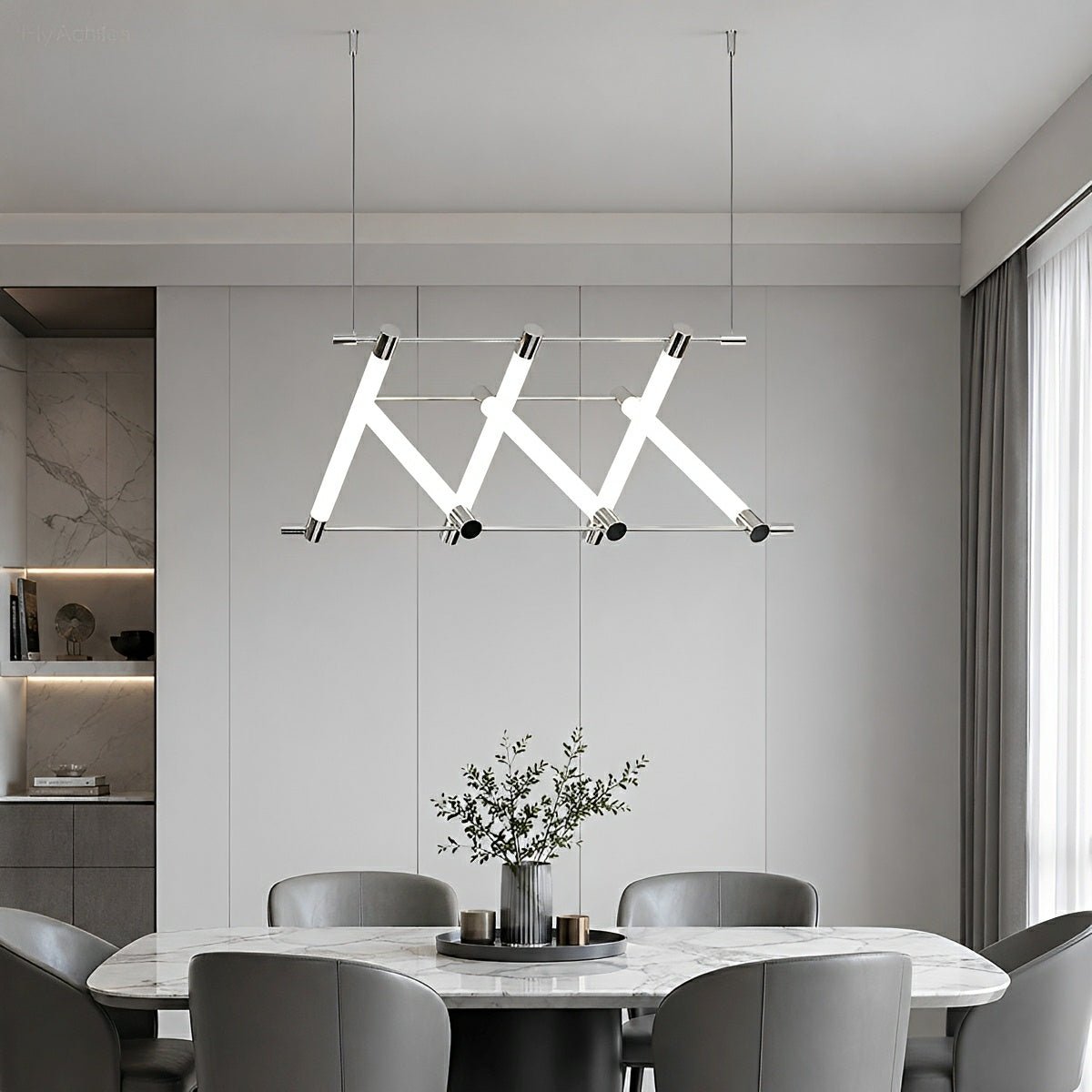 Lavisa - Modern Minimalist Fishbone Light Combination Bar Chandelier
