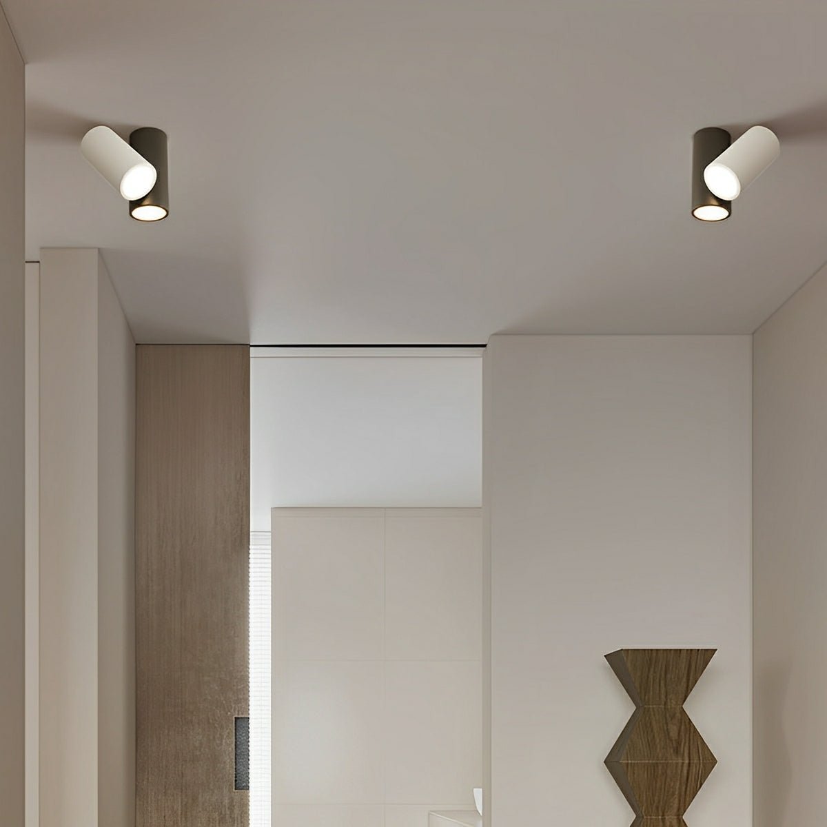 Lavisa - Geometric Cylinder LED Ceiling Light