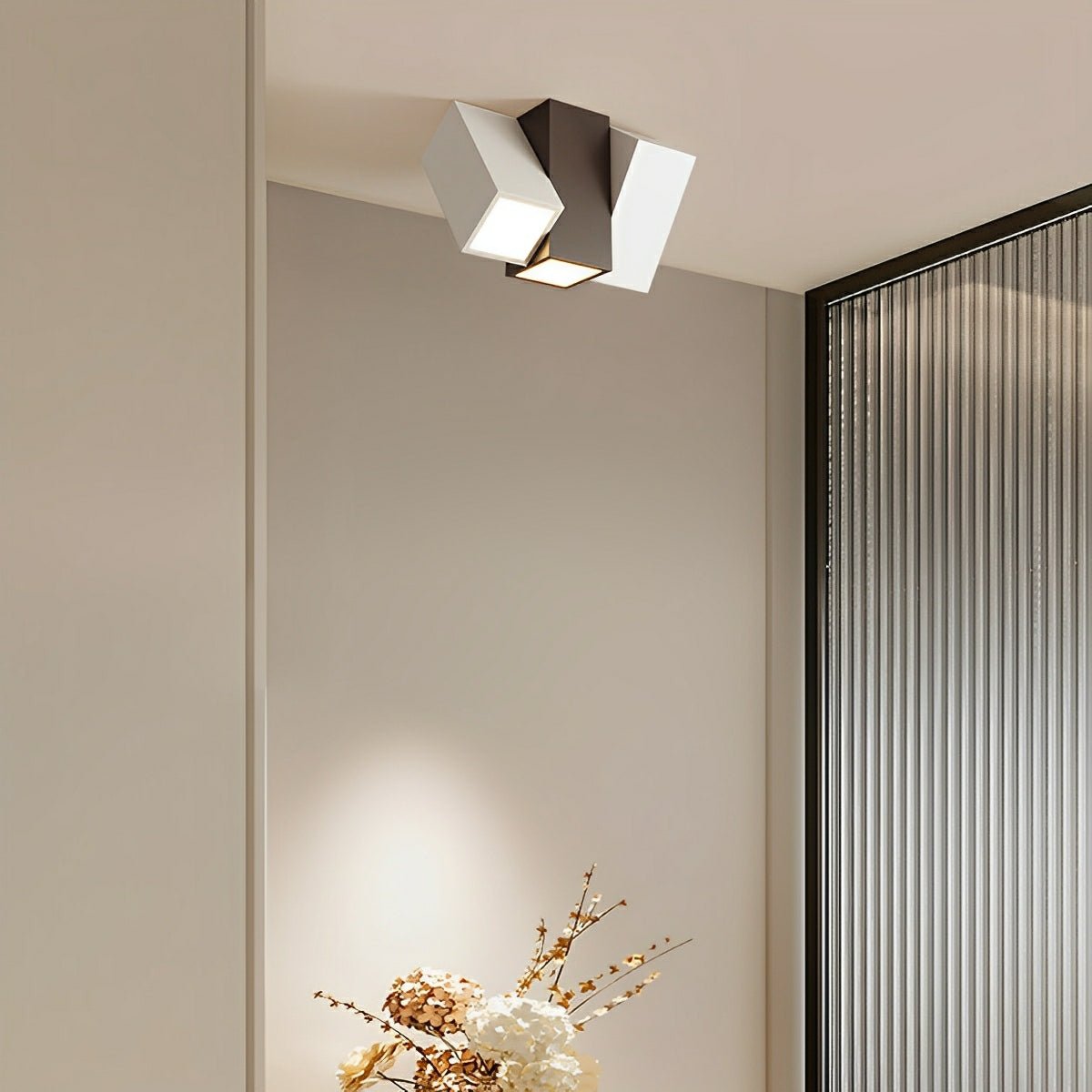 Lavisa - Geometric Cylinder LED Ceiling Light