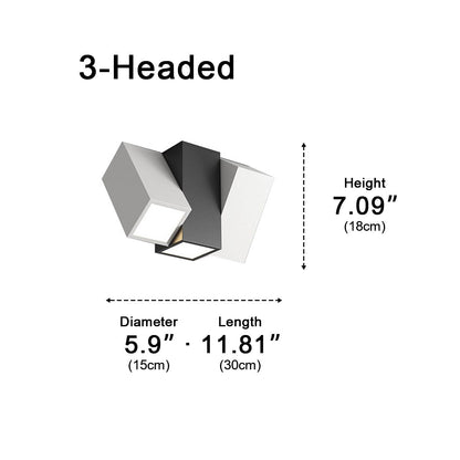 Lavisa - Geometric Cylinder LED Ceiling Light