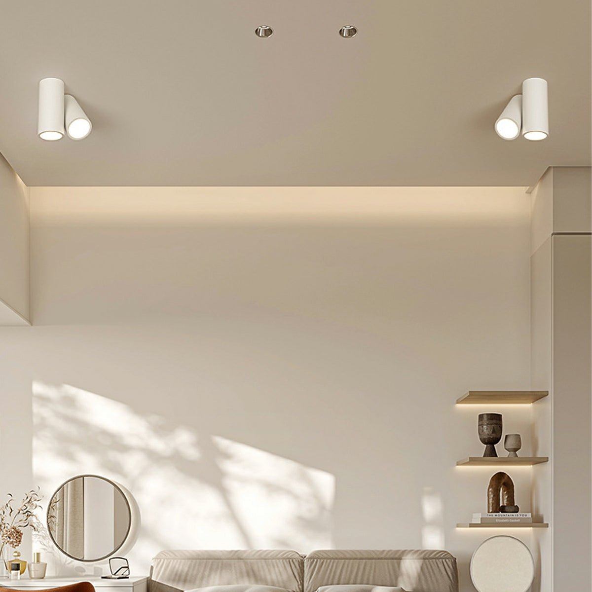 Lavisa - Geometric Cylinder LED Ceiling Light