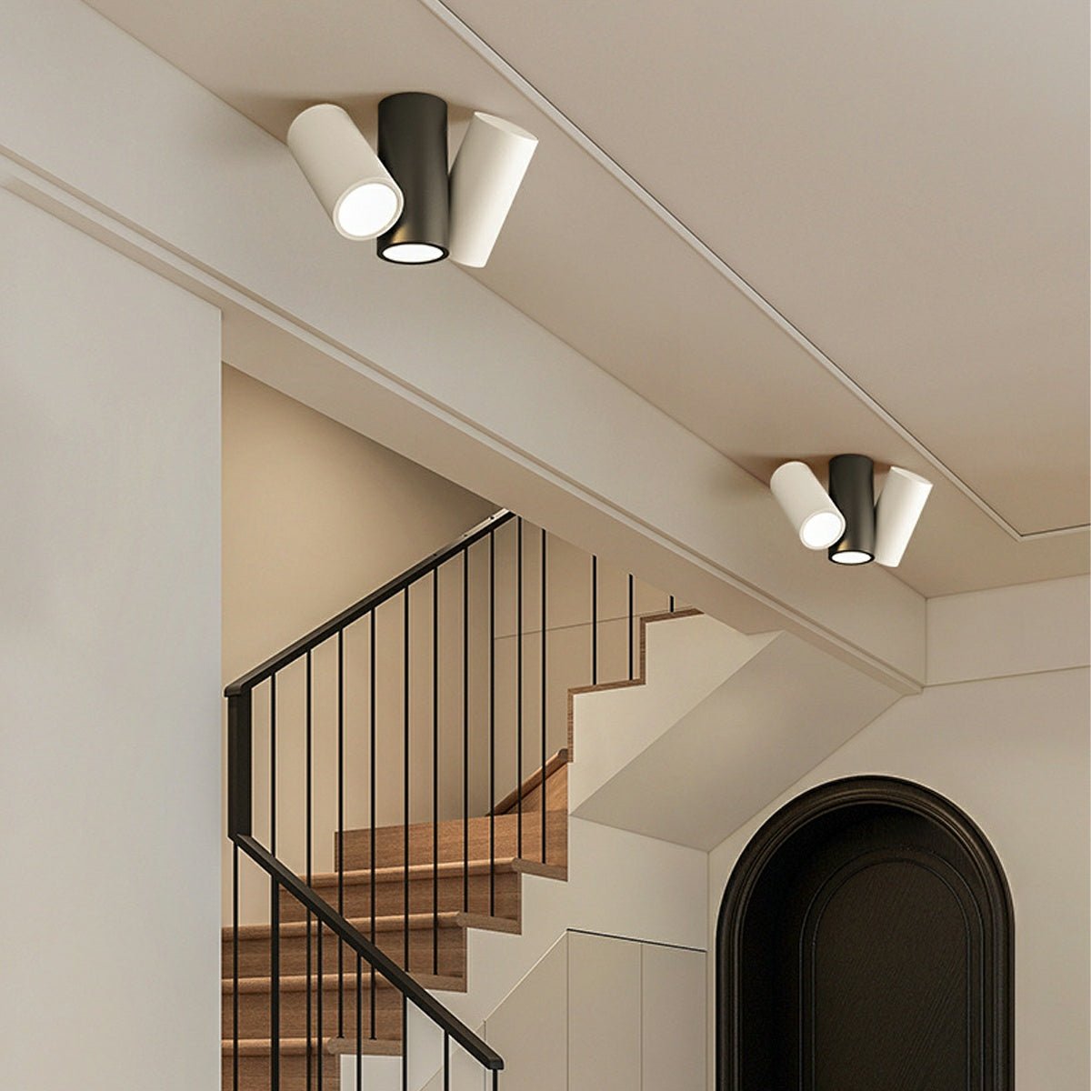Lavisa - Geometric Cylinder LED Ceiling Light