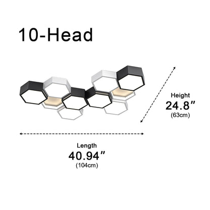 Lavisa - Geometric Hexagon LED Ceiling Light Modern Indoor Fixture
