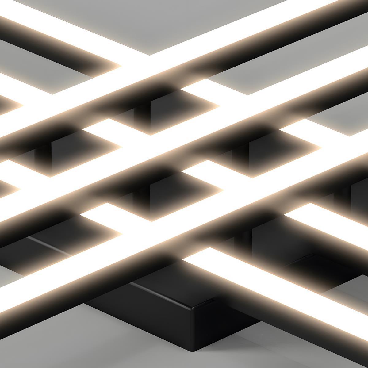 Lavisa - Modern Minimalist Geometric Long Strip LED Ceiling Light