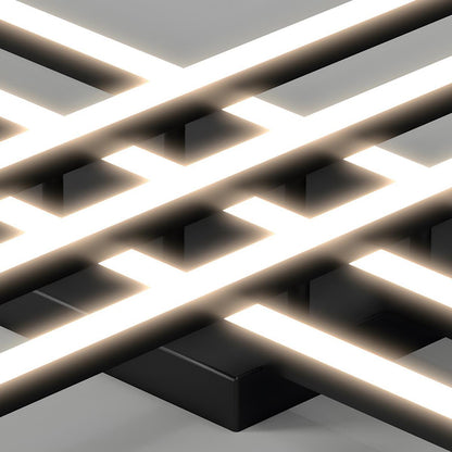 Lavisa - Modern Minimalist Geometric Long Strip LED Ceiling Light