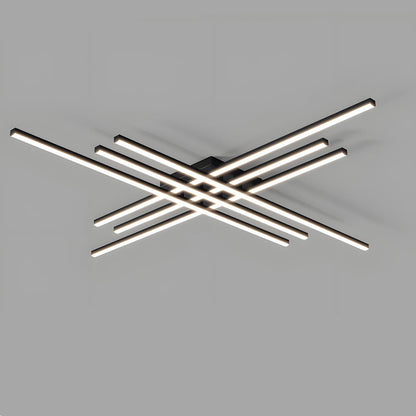 Lavisa - Modern Minimalist Geometric Long Strip LED Ceiling Light