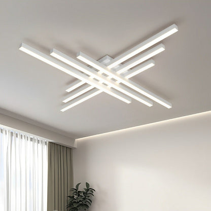 Lavisa - Modern Minimalist Geometric Long Strip LED Ceiling Light