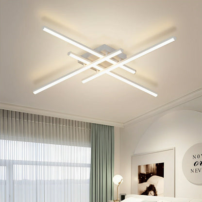 Lavisa - Modern Minimalist Geometric Long Strip LED Ceiling Light