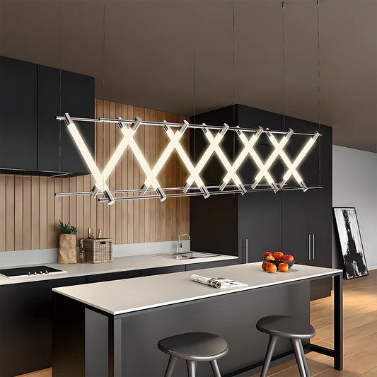 Lavisa - Modern Minimalist Fishbone Light Combination Bar Chandelier