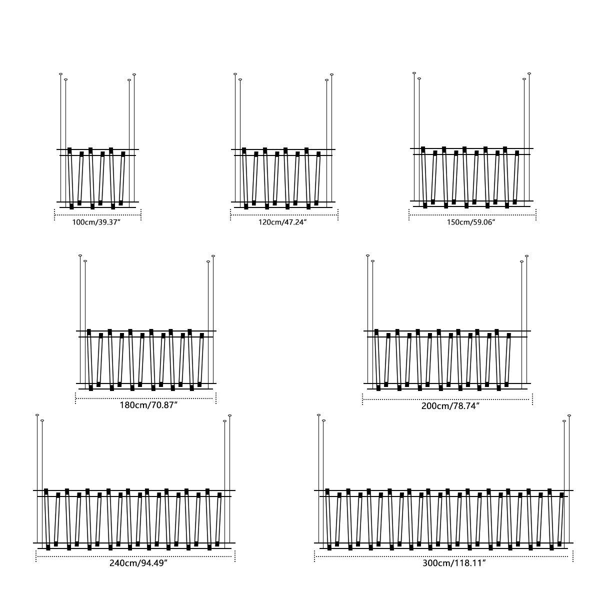 Lavisa - Modern Minimalist Fishbone Light Combination Bar Chandelier