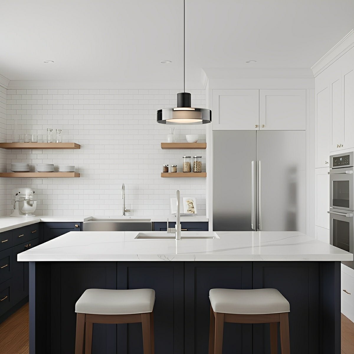 Lavisa - Modern Minimalist Glass Bar Pendant Light