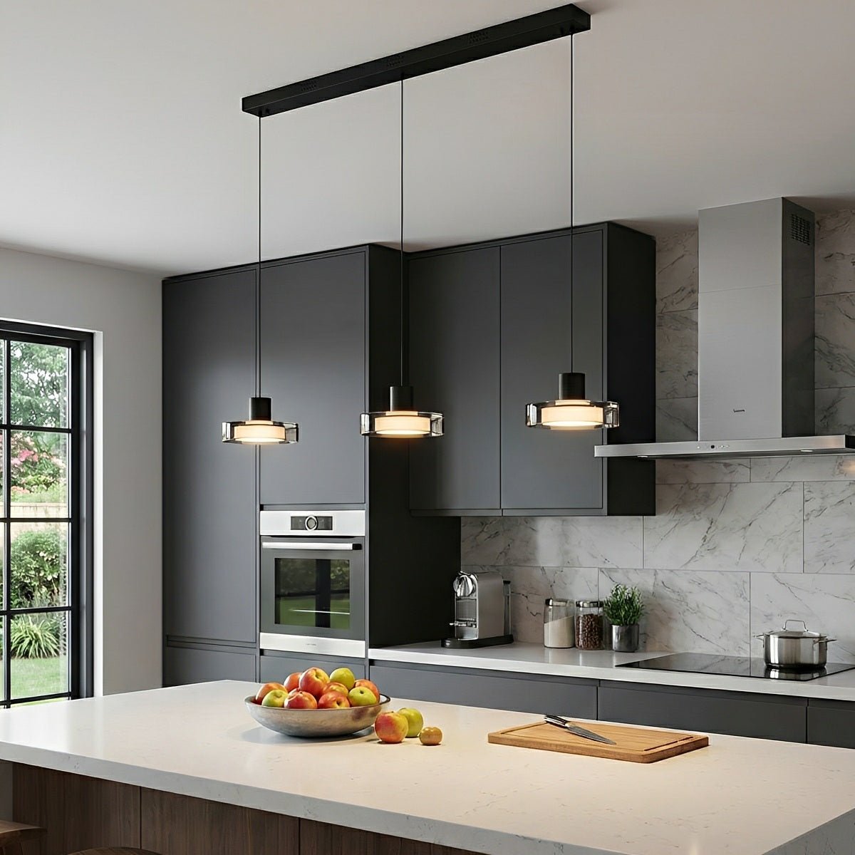 Lavisa - Modern Minimalist Glass Bar Pendant Light