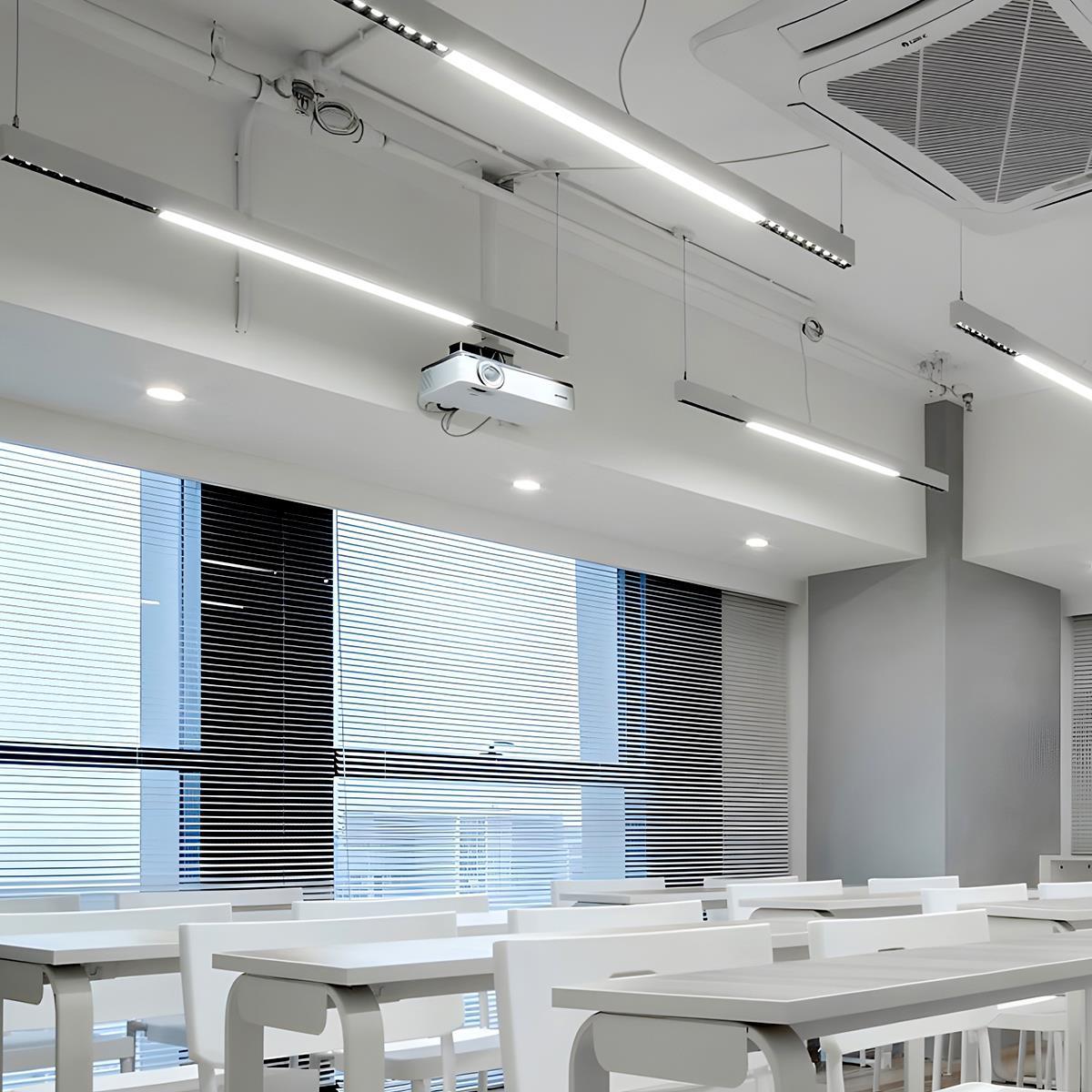 Lavisa - Modern Dimmable Grille LED Strip Pendant Lamp