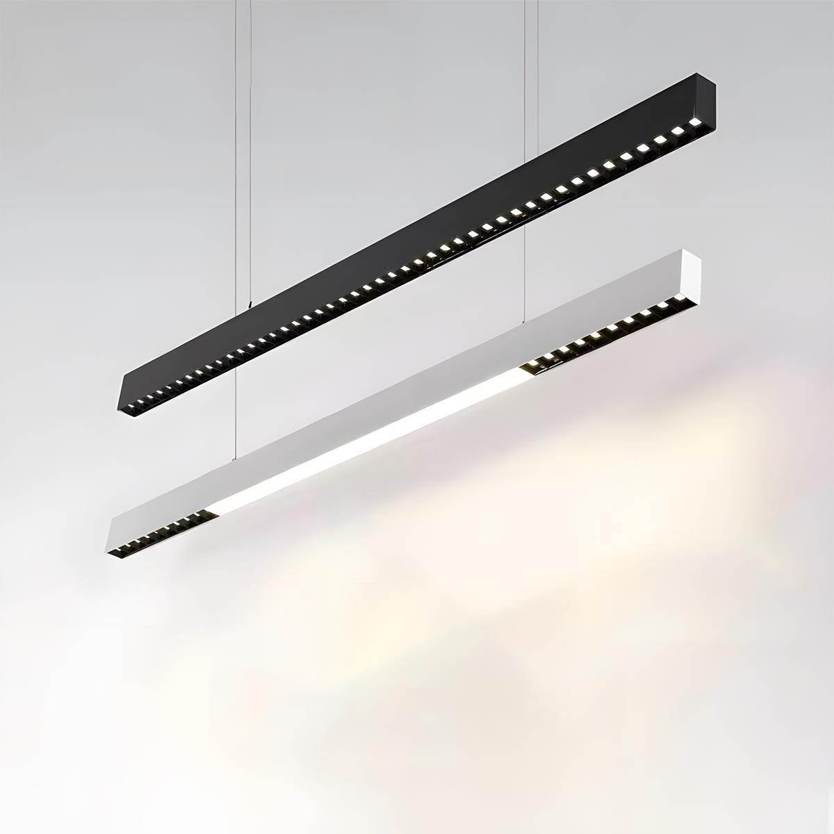 Lavisa - Modern Dimmable Grille LED Strip Pendant Lamp