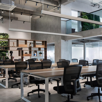 Lavisa - Modern Grille LED Linear Office Pendant Light