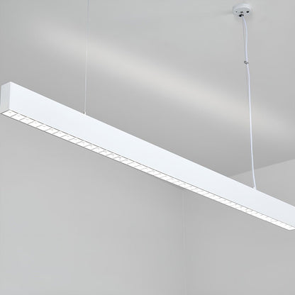 Lavisa - Modern Grille LED Linear Office Pendant Light