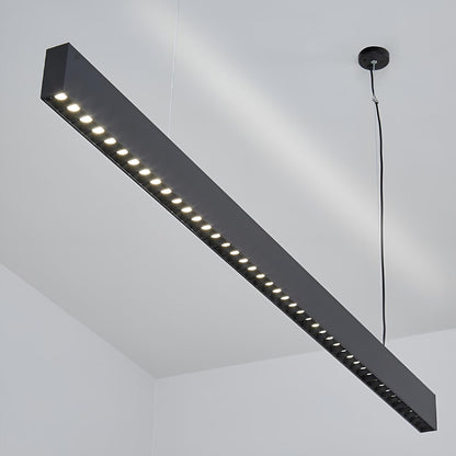Lavisa - Modern Grille LED Linear Office Pendant Light