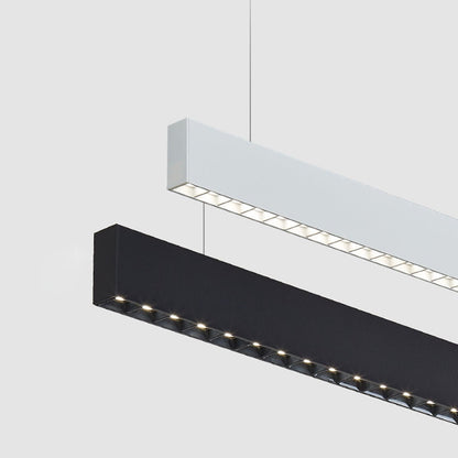 Lavisa - Modern Grille LED Linear Office Pendant Light