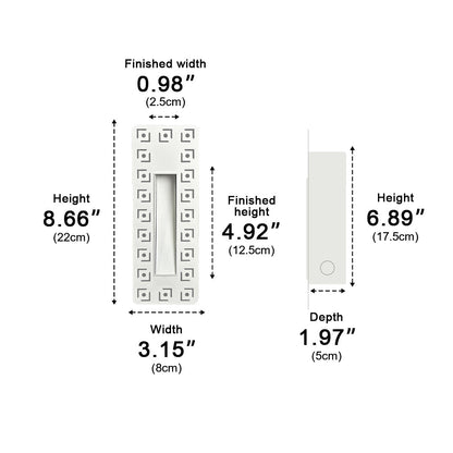 Lavisa - Recessed LED Stairway Wall Light - Modern Minimalist Foot Light