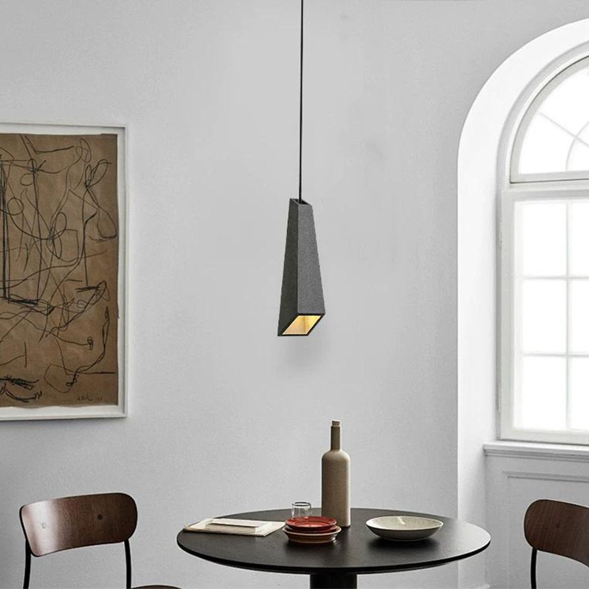 Lavisa - Industrial Concrete LED Pendant Light