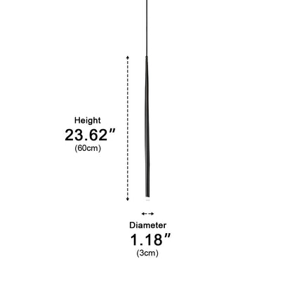Lavisa - Modern Minimalist Linear Long Strip LED Pendant Light