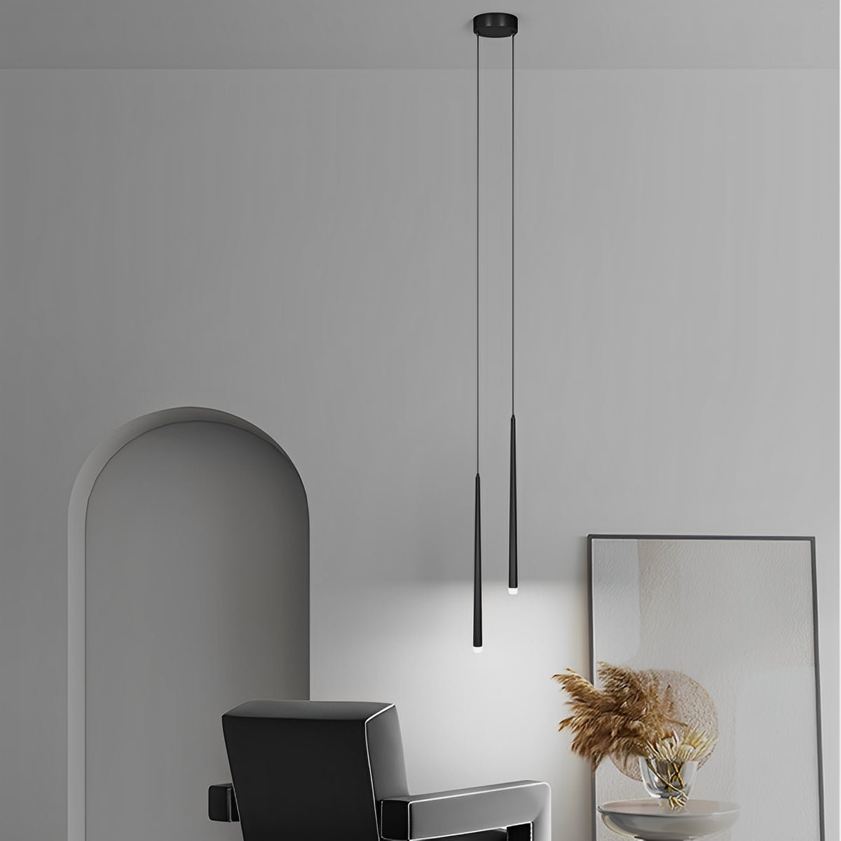 Lavisa - Modern Minimalist Linear Long Strip LED Pendant Light