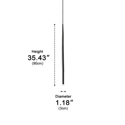 Lavisa - Modern Minimalist Linear Long Strip LED Pendant Light