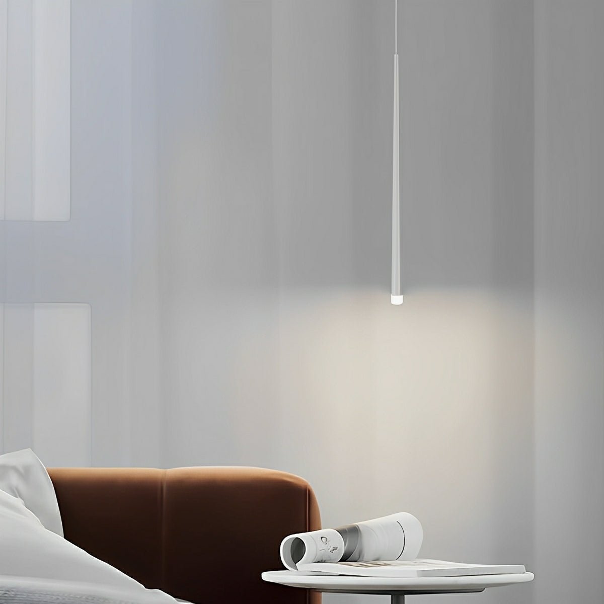 Lavisa - Modern Minimalist Linear Long Strip LED Pendant Light