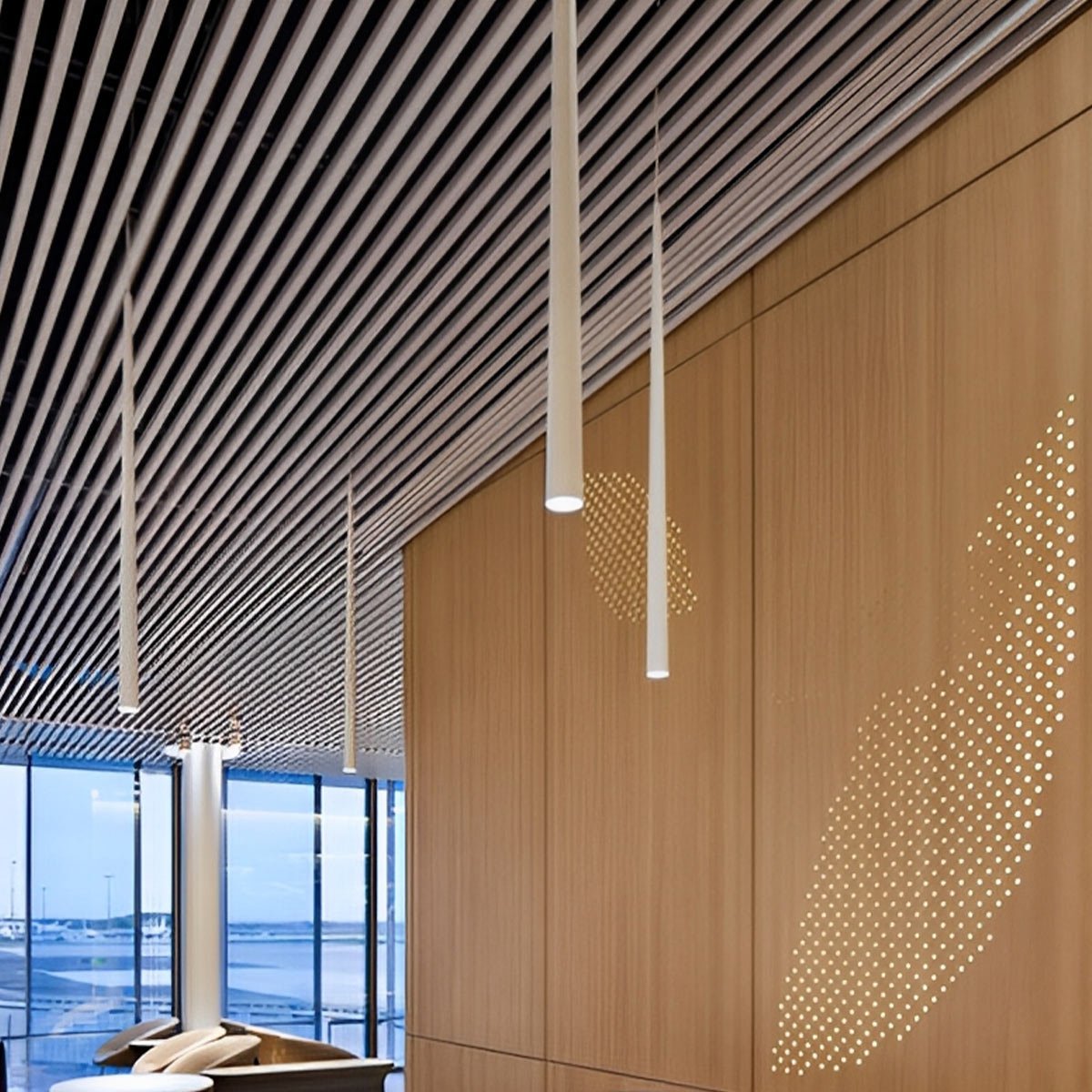 Lavisa - Modern Minimalist Linear Long Strip LED Pendant Light