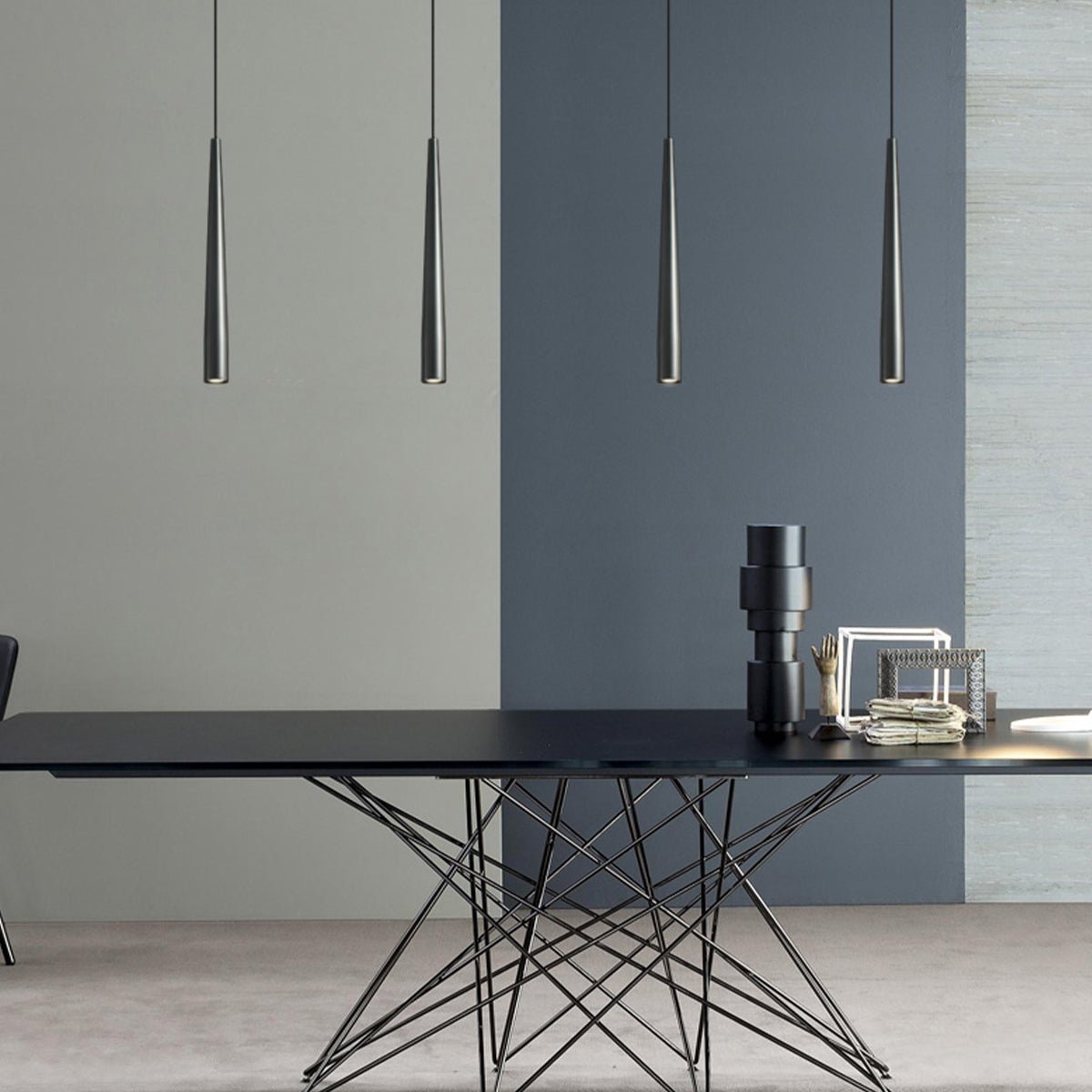 Lavisa - Modern Minimalist Long Strip LED Pendant Light